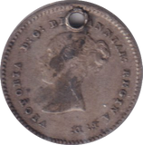 1838 TWOPENCE ( VF ) HOLED