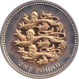 2008 SILVER PROOF GOLD PLATED £1