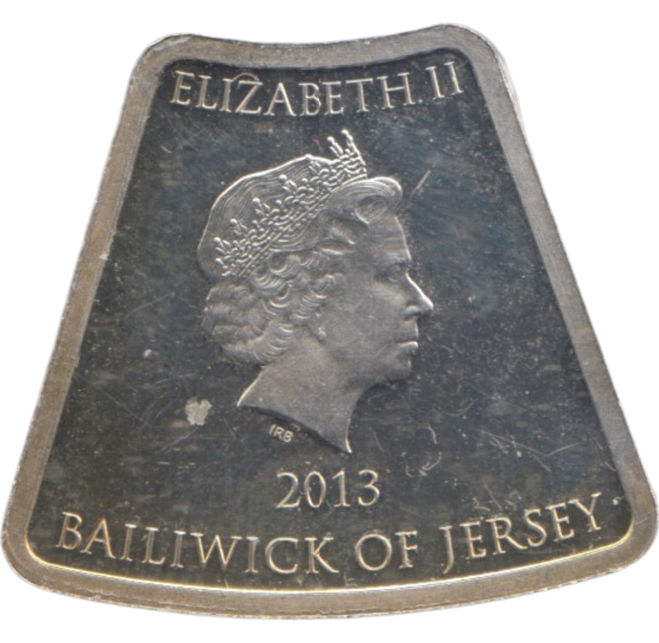 2013 SILVER 50 PENCE BAILIWICK OF JERSEY