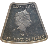 2013 SILVER 50 PENCE BAILIWICK OF JERSEY