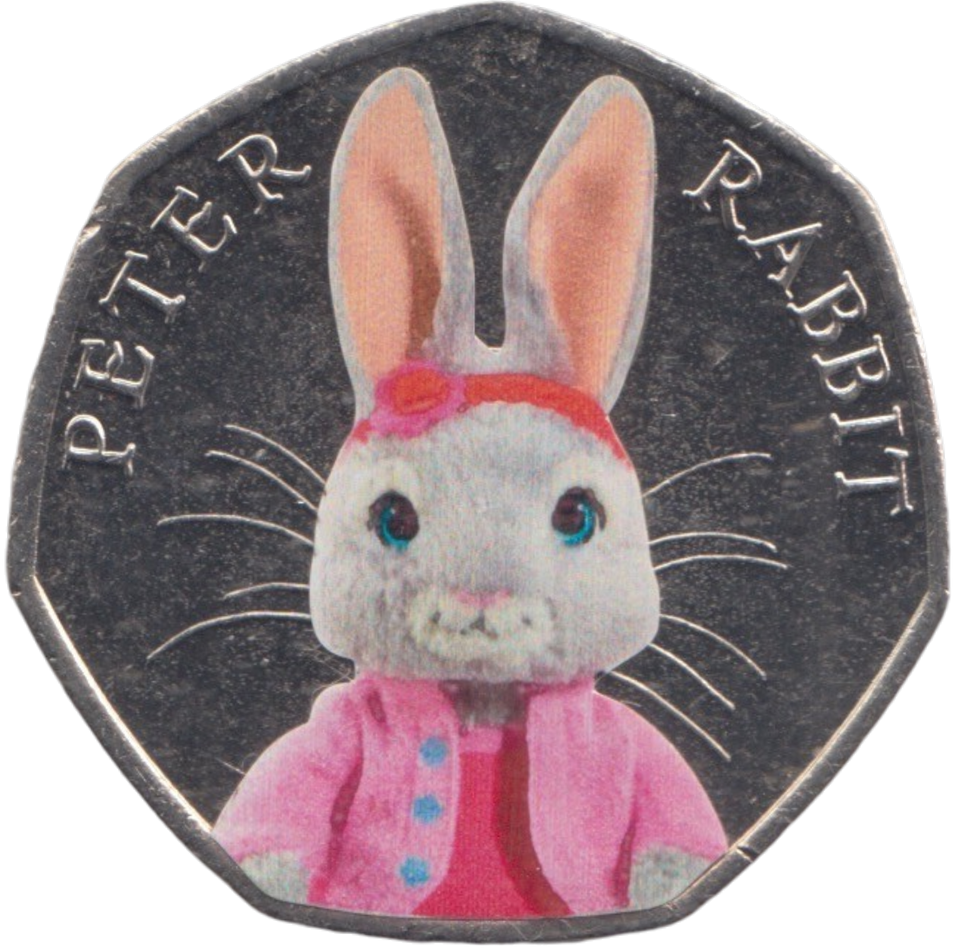 2016 50P PETER RABBIT COLOURED ( BU )