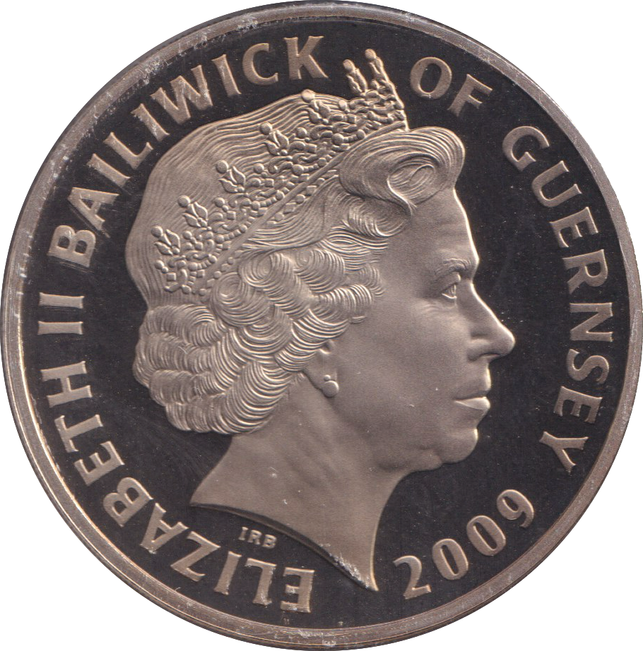 2009 HMS ARK ROYAL FIVE POUND BAILIWICK OF GUERNSEY