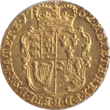 1762 GOLD QUARTER GUINEA ( UNC )