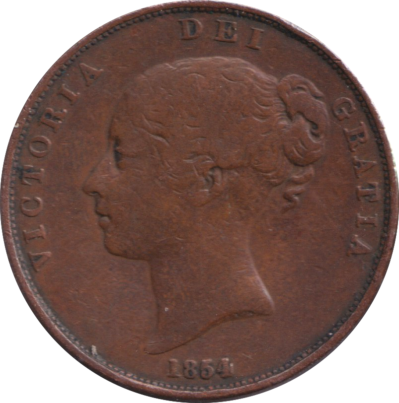 1854 PENNY ( FINE )
