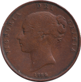 1854 PENNY ( FINE )