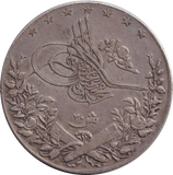 1913 SILVER 20 QIRSH EGYPT