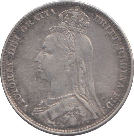 1892 SHILLING ( GF )