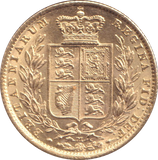 1872 GOLD SOVEREIGN ( EF )