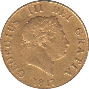 1817 HALF SOVEREIGN ( VF )