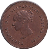 1852 QUARTER FARTHING ( UNC )