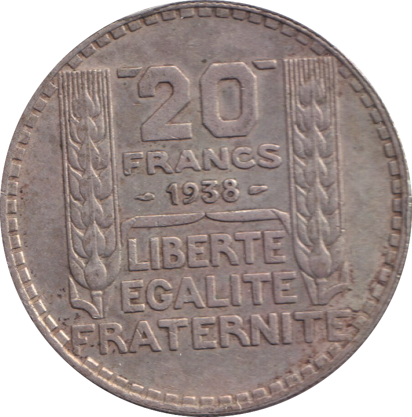 1938 20 FRANC FRANCE