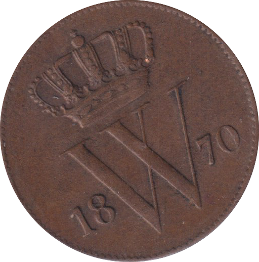 1890 NETHERLANDS CENT ( AUNC )