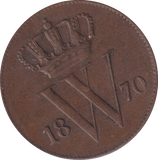1890 NETHERLANDS CENT ( AUNC )