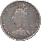1887 THREEPENCE ( GF )