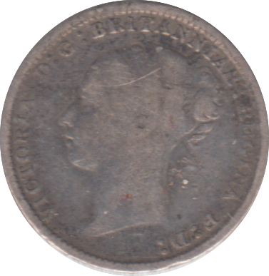 1885 THREEPENCE ( FINE )