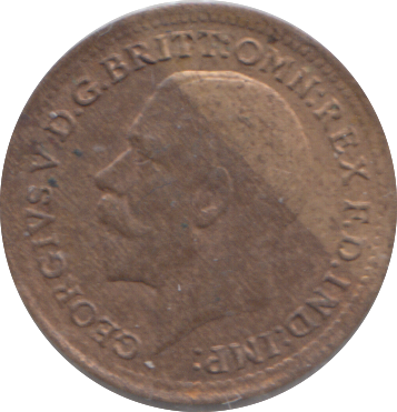 1913 ONE THIRD FARTHING ( GVF )