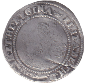 1567 SILVER SIXPENCE ELIZABETH I