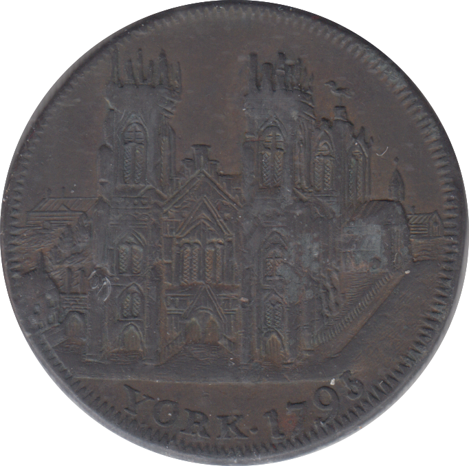 1795 YORK HALF PENNY TOKEN
