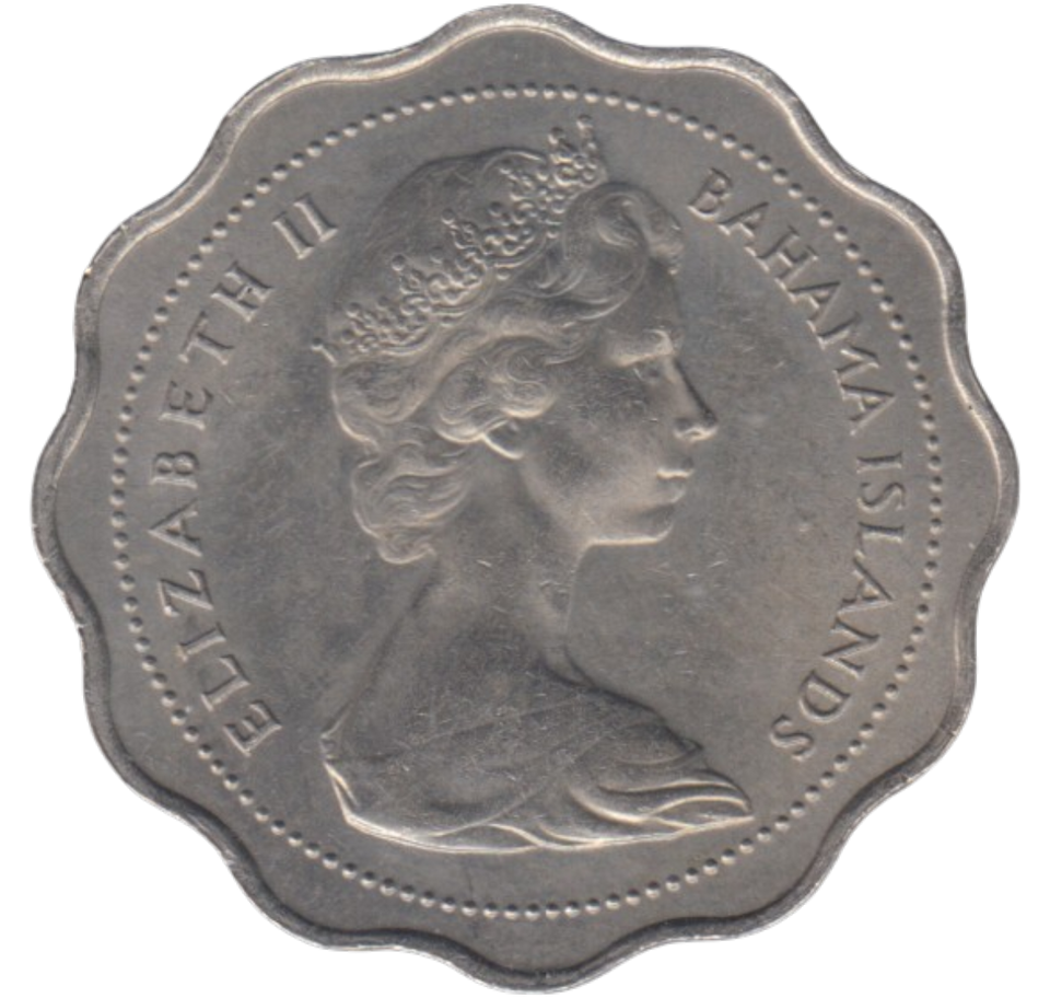 1966 BAHAMAS TEN CENTS