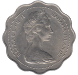 1966 BAHAMAS TEN CENTS