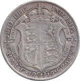 1919 HALFCROWN ( FINE )