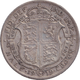 1919 HALFCROWN ( VF )