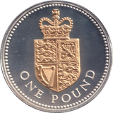 2008 SILVER PROOF GOLD PLATED £1