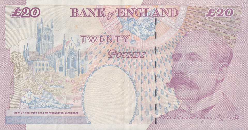 TWENTY POUNDS BANKNOTE LOWTHER REF £20-34 ( VF )