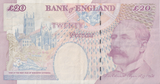 TWENTY POUNDS BANKNOTE LOWTHER REF £20-34 ( VF )
