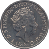 2020 FIVE POUNDS TOWER OF LONDON ( BU )