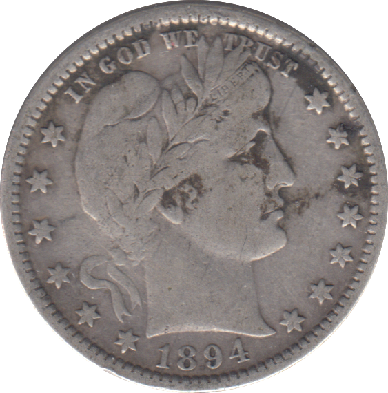 1899 USA QUARTER DOLLAR