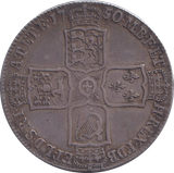 1750 HALFCROWN ( VF )
