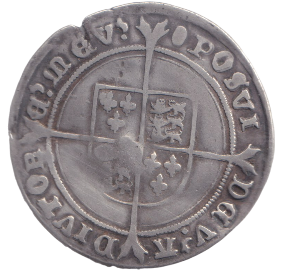 1551 SILVER SHILLING EDWARD VI