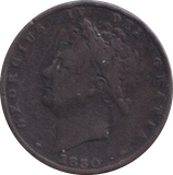 1830 FARTHING ( FINE )