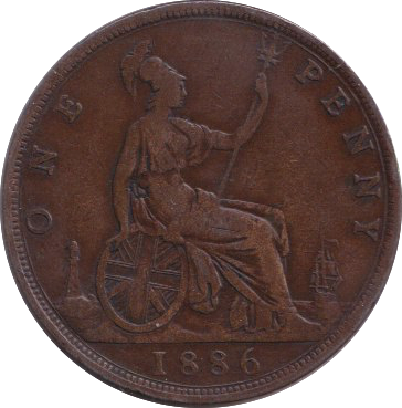 1886 PENNY ( FINE )