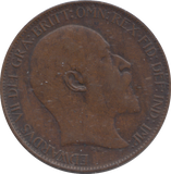 1909 HALFPENNY ( VF )