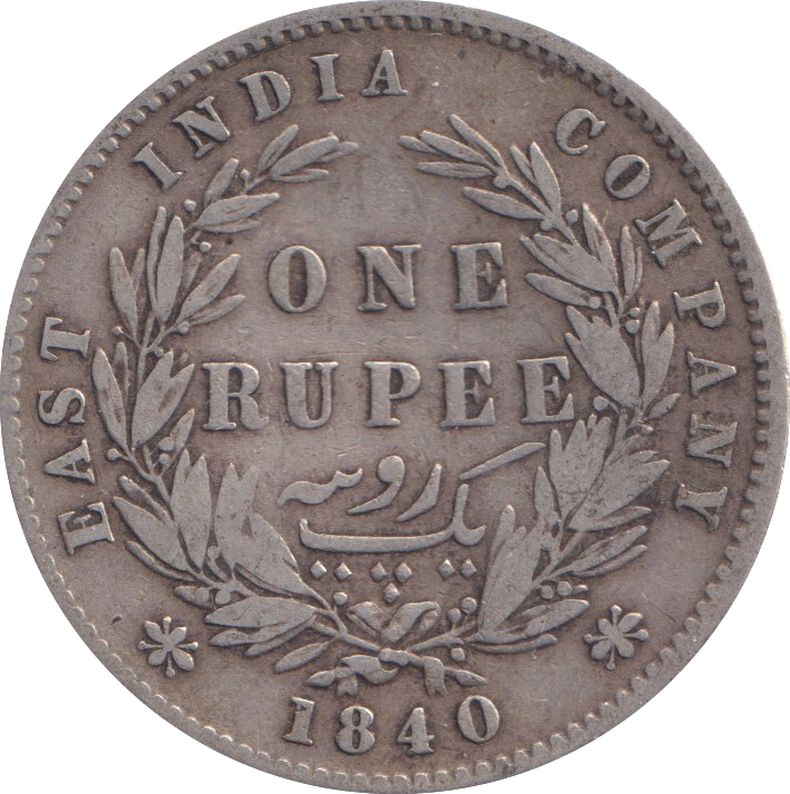 1840 SILVER EAST INDIA RUPEE