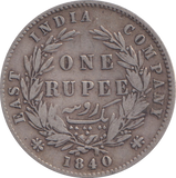 1840 SILVER EAST INDIA RUPEE