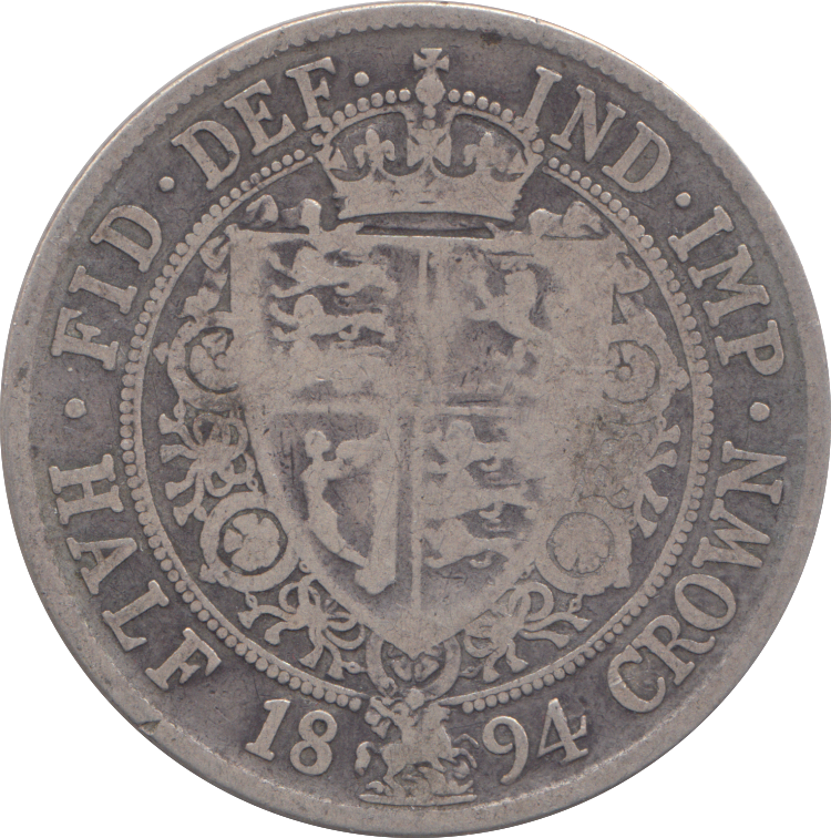 1894 HALFCROWN ( FINE )