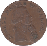 1794 WALES HALFPENNY TOKEN