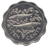1974 BAHAMAS TEN CENTS