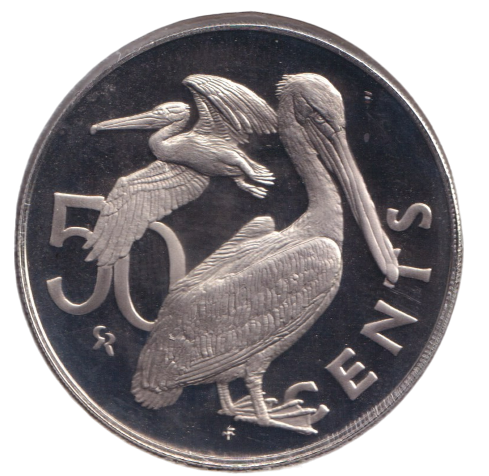 1973 PROOF 50 CENTS VIRGIN ISLANDS