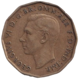 1946 THREE PENCE ( FINE ) REF-19