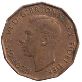 1950 THREEPENCE ( AUNC ) REF-42