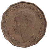 1950 THREEPENCE ( AUNC ) REF-41