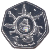 2020 SILVER PLATED 50P SHAPED COIN WINNIE THE POOH