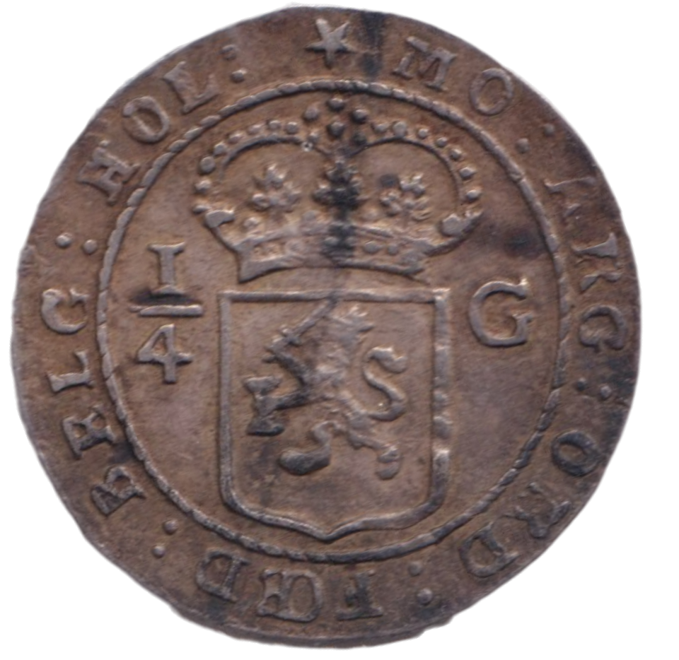 1802 QUATER GOLDEN NETHERLANDS