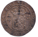 1802 QUATER GOLDEN NETHERLANDS