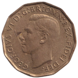 1950 THREEPENCE ( AUNC ) REF-33