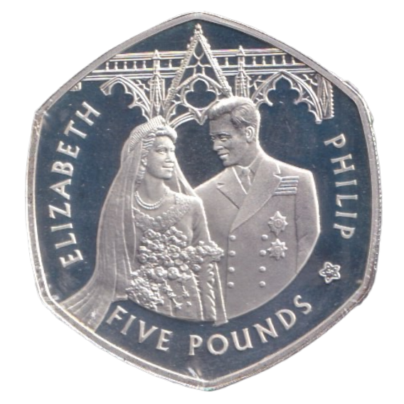 2007 SILVER PROOF FIVE POUND COIN ALDERNEY